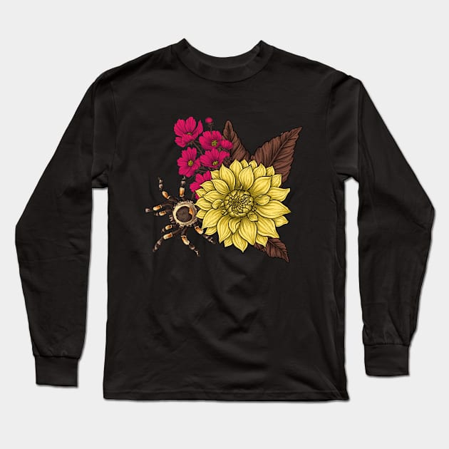 Spider bouquet 3 Long Sleeve T-Shirt by katerinamk